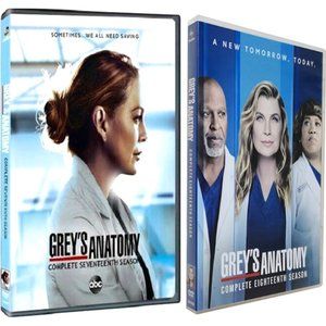Grey's Anatomy Season 17 &  18 DVD Boxed Set The Complete Series Sealed  region1